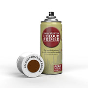 The Army Painter Colour Primer Oak Brown, 400 mL Acrylic Spray Primer, Spray Paint for Miniature Priming Basecoat, Tabletop Roleplaying, Boardgames, and Wargames Miniature Modelling