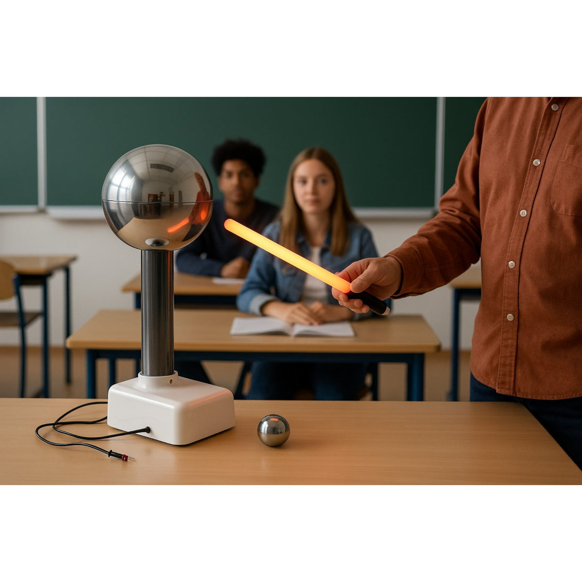 Van de Graaff Generator Kit with Neon Wand