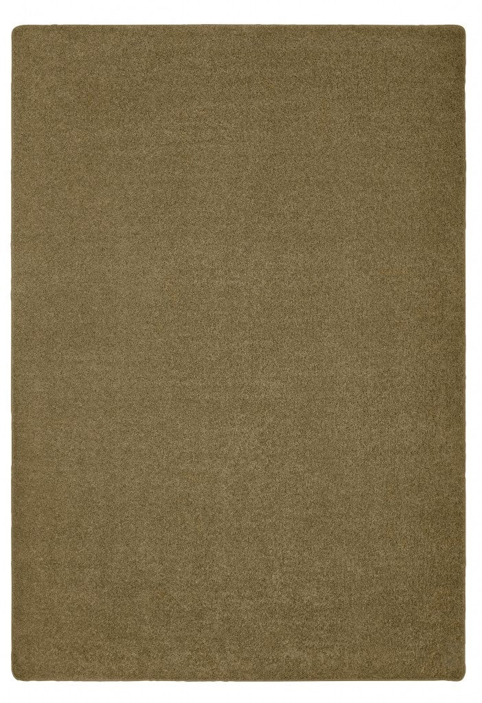 KIDply Soft Solids Collection Carpet  - 8ft 4in x 12ft - Rectangle - Brown Sugar