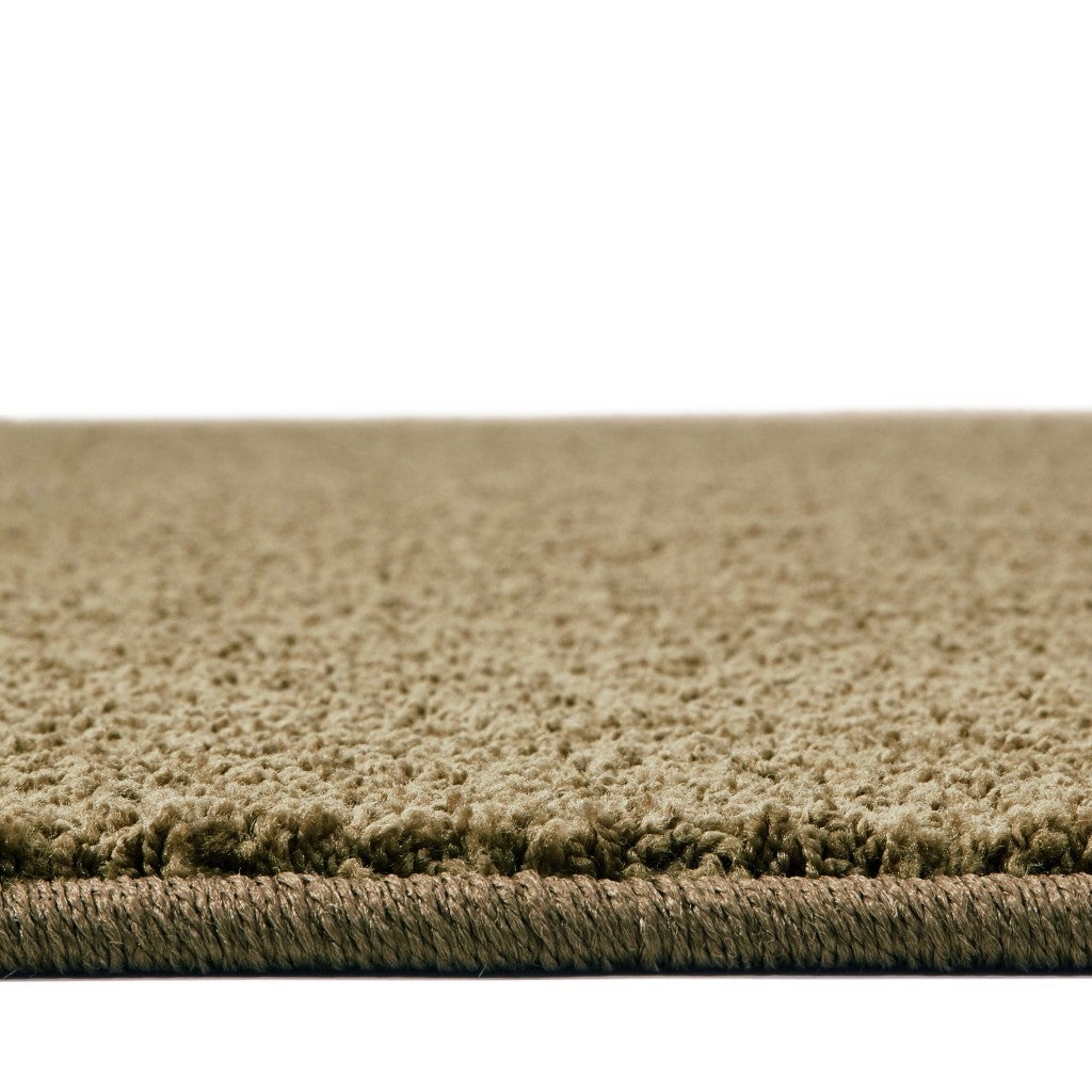 KIDply Soft Solids Collection Carpet  - 4ft x 6ft - Rectangle - Brown Sugar