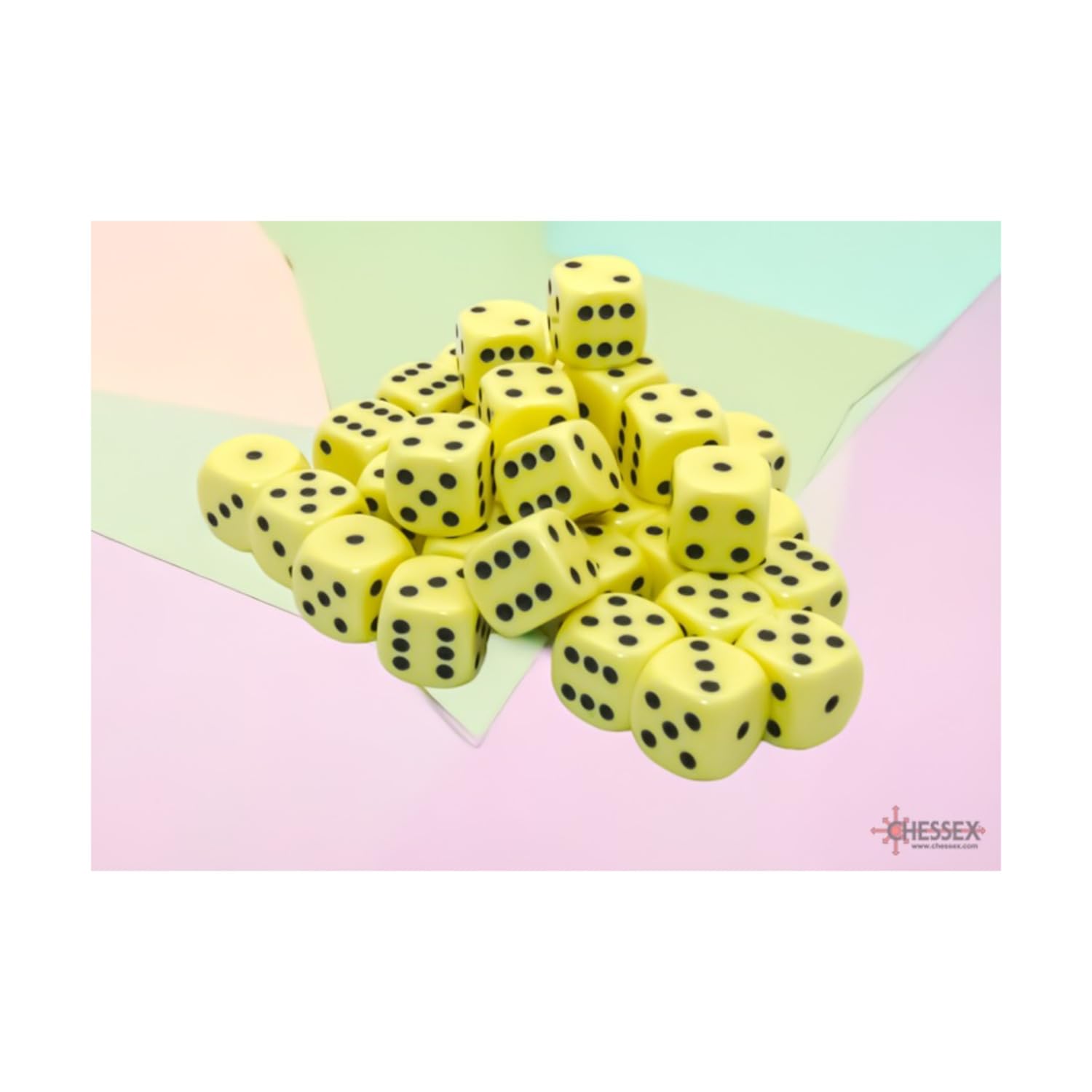 Chessex Dice: Opaque 12mm D6 (36)