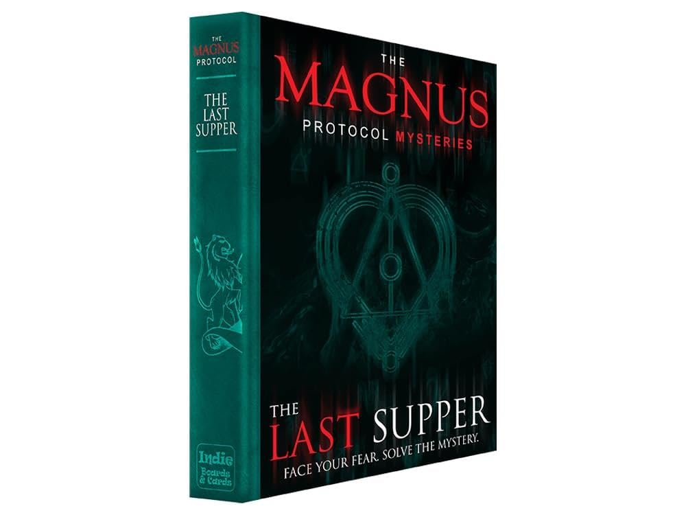 The Magnus Protocol Mysteries: The Last Supper by Indie Boards & Cards | Ages 14+ | 1-8 Players | Immersive Horror Mystery Experience | Cooperative Supernatural Deduction Game