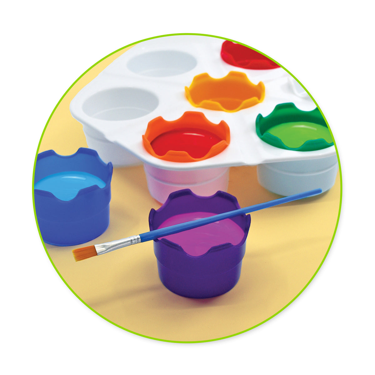 7 CUP KRAFTY KIDS PAINT CADDY