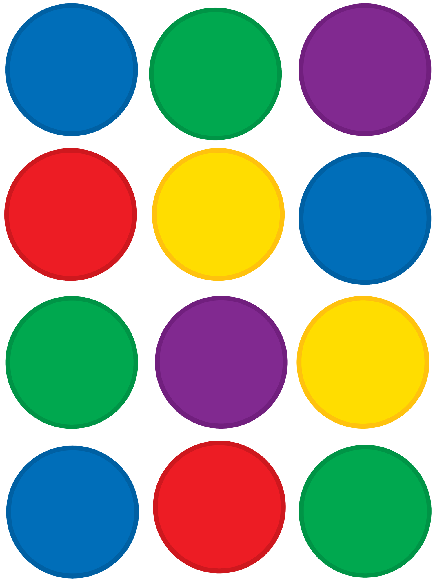 Colorful Circles Mini Accents