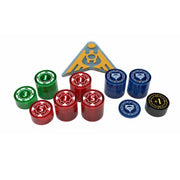 Ashes Ascendancy Premium Tokens by Plaid Hat Games | Multi-Color Red Blue Green | Two-Player Collection with Dragonborn Battle Compatibility | Ages14+ | 2 Players