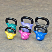 Vinyl Coated Kettle Bells Set, One Each 5,8,10,12,15,20