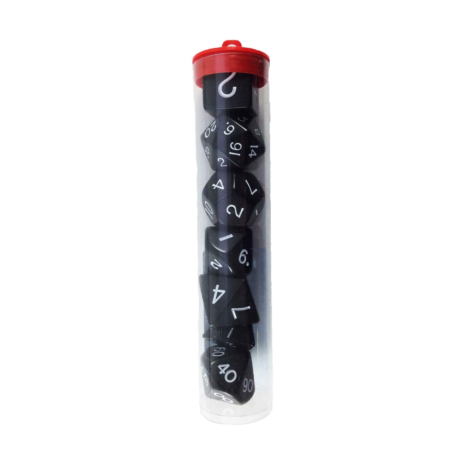 7-Set Tube Jumbo Black with White