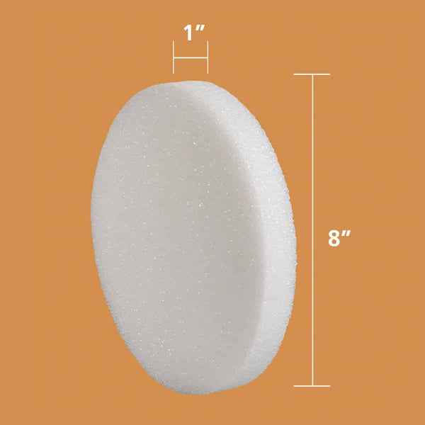Hygloss Foam Pack - 6 of 8"x1" Round Discs