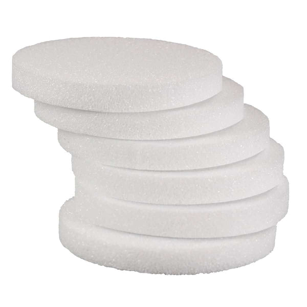 Hygloss Foam Bulk Pack - 36 of 12"x1" Round Discs