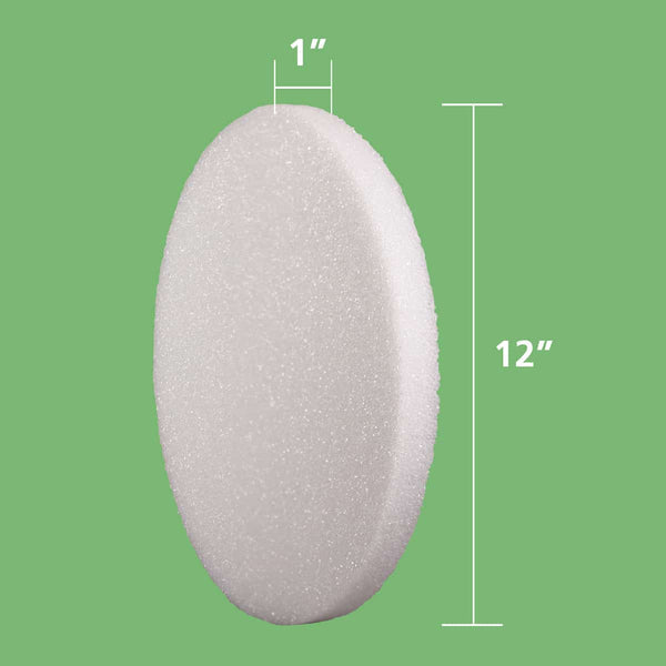 Hygloss Foam Bulk Pack - 36 of 12"x1" Round Discs