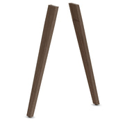 OfficeSource OS Conference/Multi-Purpose Oblique Wood Legs - Modern Walnut