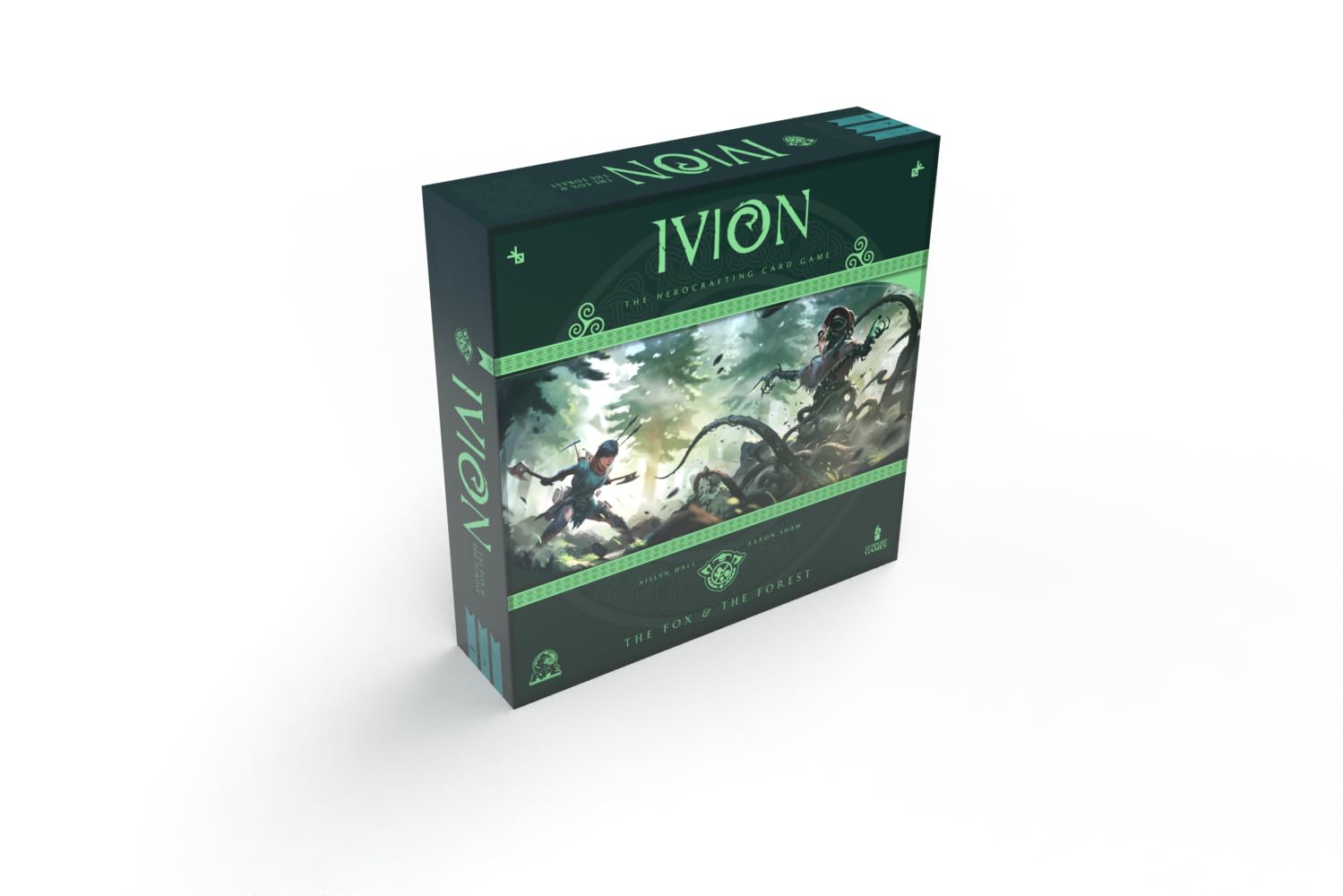 IVION: The Fox and The Forest | APE Games | Board Game | 2 Players | 20-60 Minutes | Ages 14+ | Fantasy | Hero Dueling | Deck Building | Cross Compatible | Season 2 | Aislyn Hall and Aaron Shaw