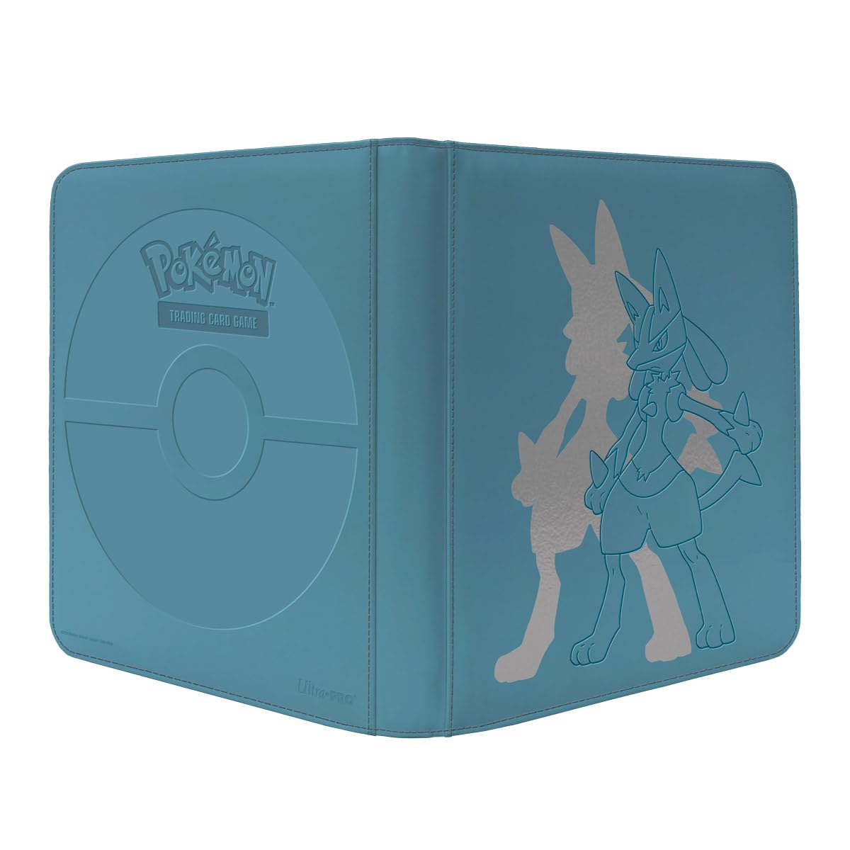 Ultra Pro | Pokemon Elite Series: Lucario 12-Pocket Zippered PRO Binder | Trading Card Game Accessory| Ages 6+