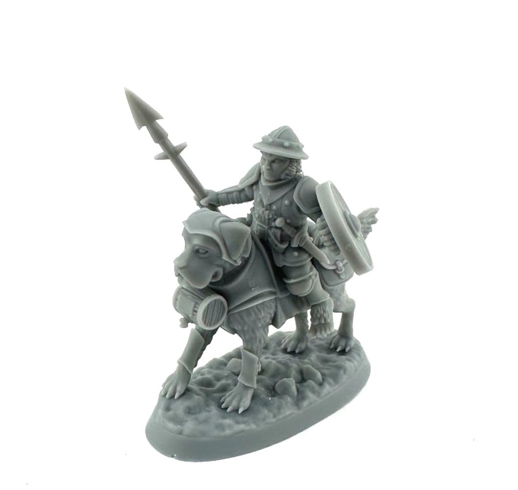 Reaper Miniatures Male Halfling Dog Rider