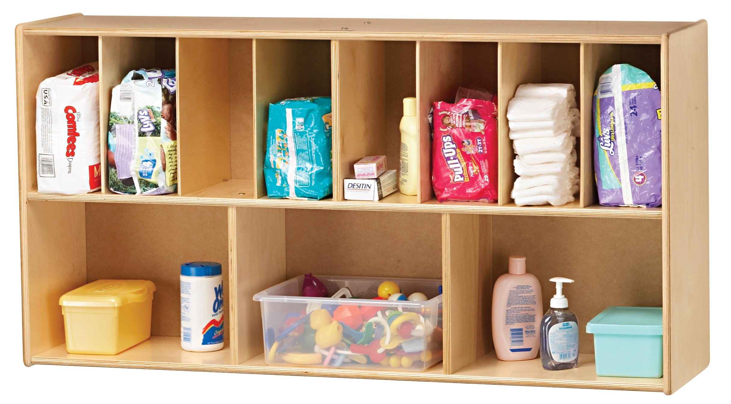 Jonti-Craft® Changing Table - with Stairs Combo - Left