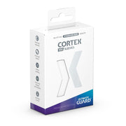 Ultimate Guard Cortex Outer Card Sleeves, 100 Standard Size TCG Sleeves, 66 x 91mm, White Back, Glossy Finish, No PVC & Acid-Free, High Clarity