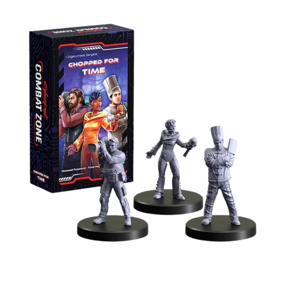 Monster Fight Club Cyberpunk Red, Combat Zone The Board Game Gangs Expansion: Chopped for Time (Edgerunner Gonks)