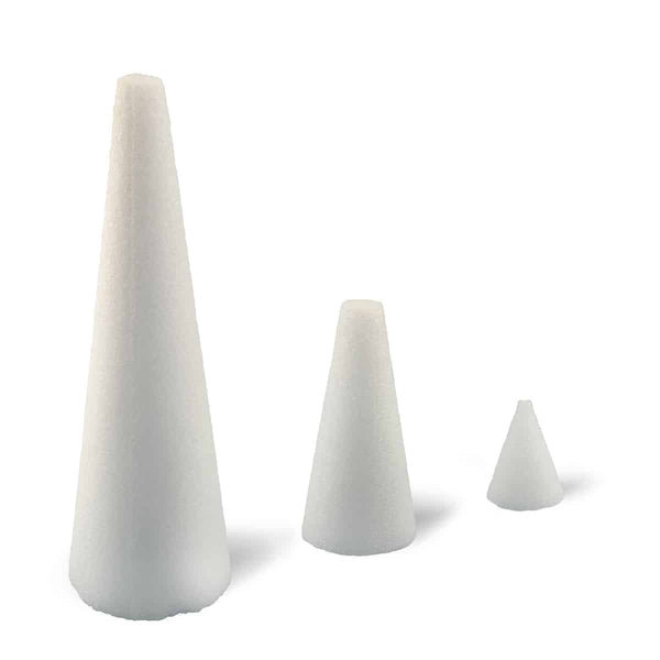 Hygloss Foam Bulk Pack - 50 of 4"x2.5" Cones
