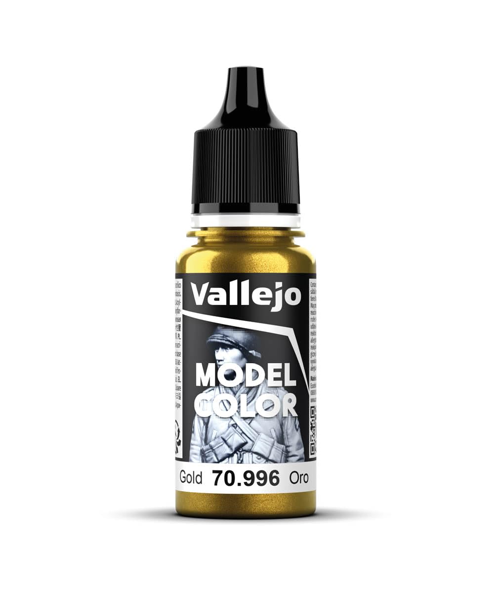 Vallejo Gold Model Color Paint, 18ml