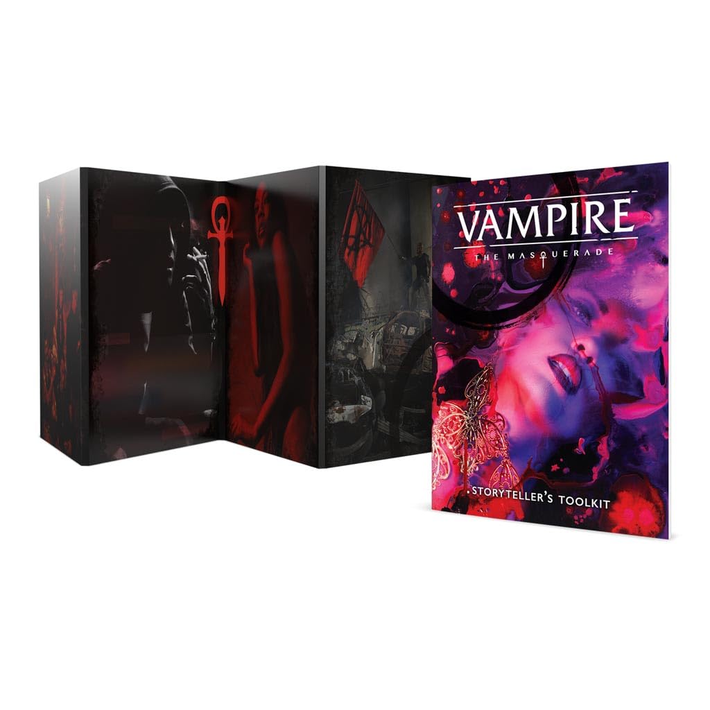 Renegade Game Studios Vampire: The Masquerade 5th Edition Roleplaying Game Storyteller Screen and Toolkit