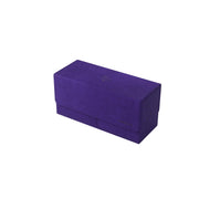 Gamegenic The Academic 133+ XL Premium Deck Box | Double-Sleeved Card Storage | Card Game Protector | Holds Up to 122 Cards Plus Game Accessories | Purple/Purple Color | Made