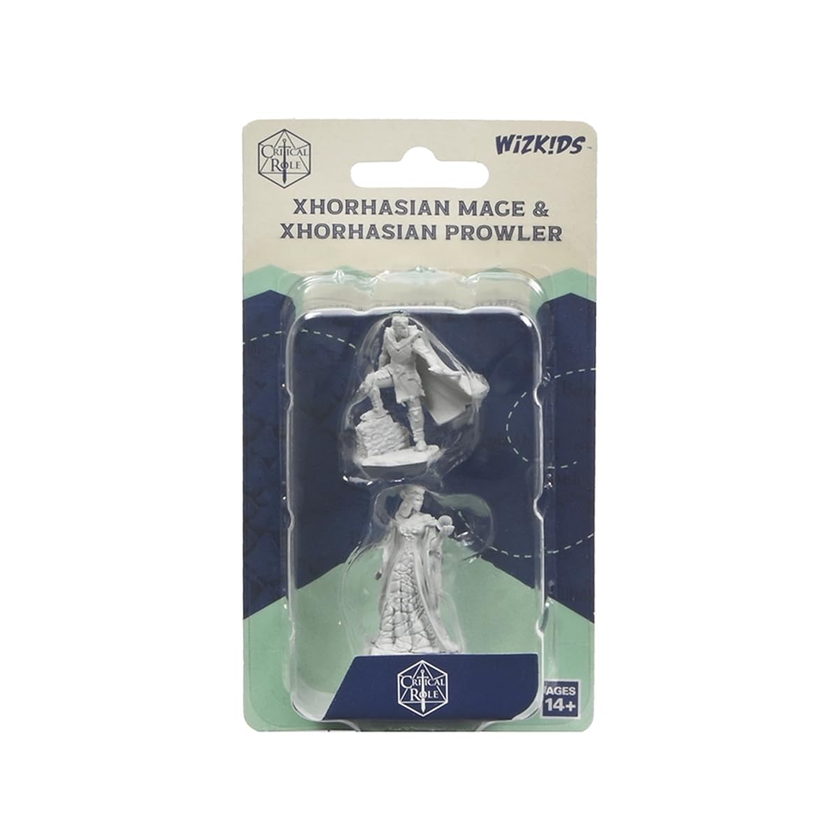 WizKids Critical Role Unpainted Miniatures: Xhorhasian Mage & Xhorhasian Prowler Figure
