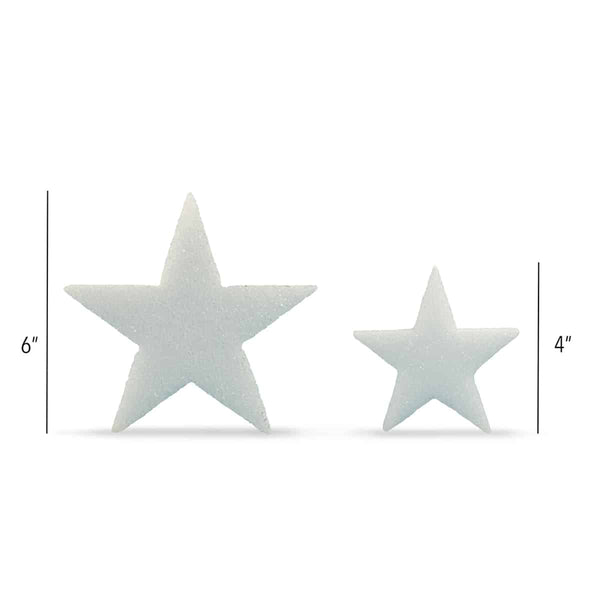 Hygloss Foam Pack - 12 of 4" Stars 0.5" thick