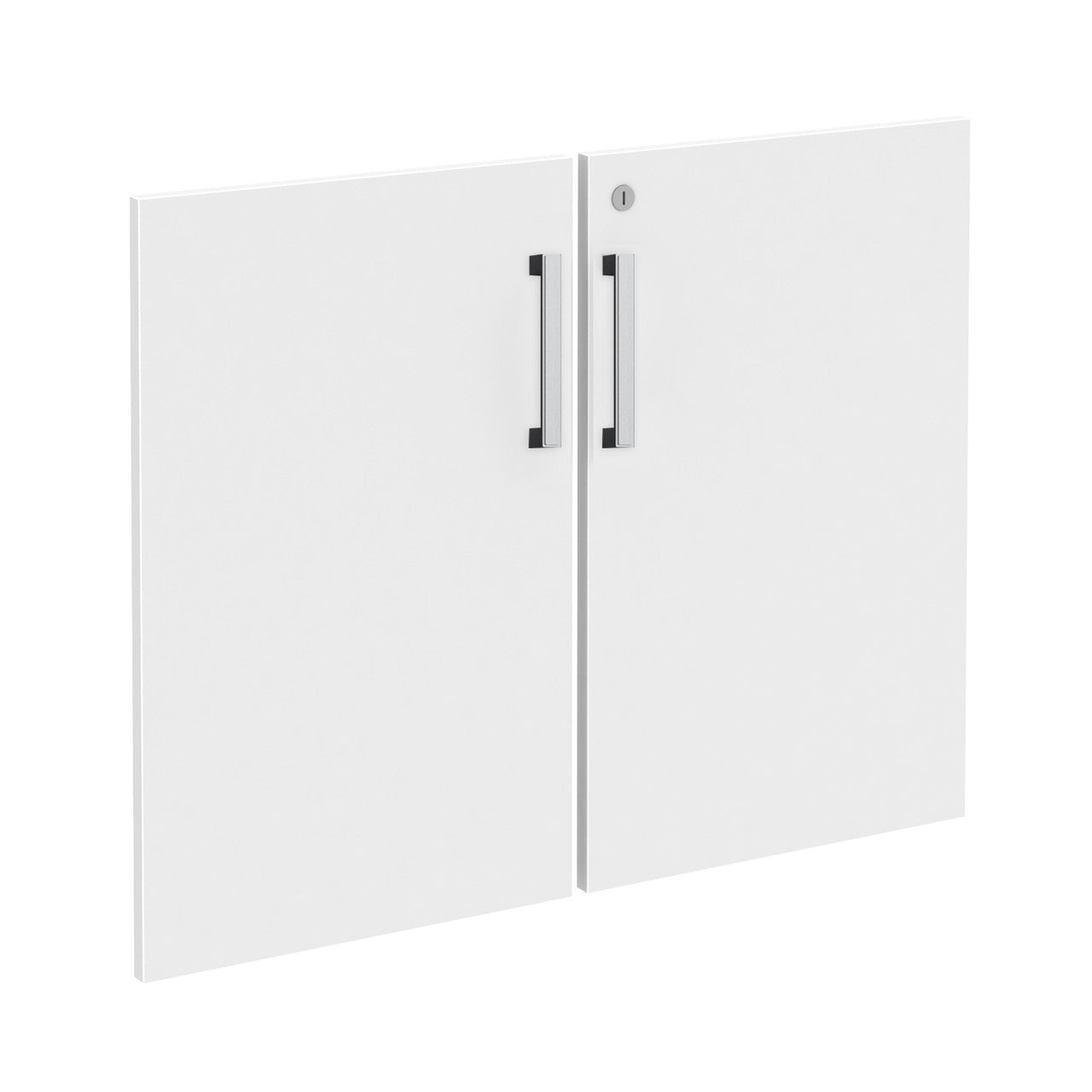 OfficeSource Laminate Bookcase Door Kit - White