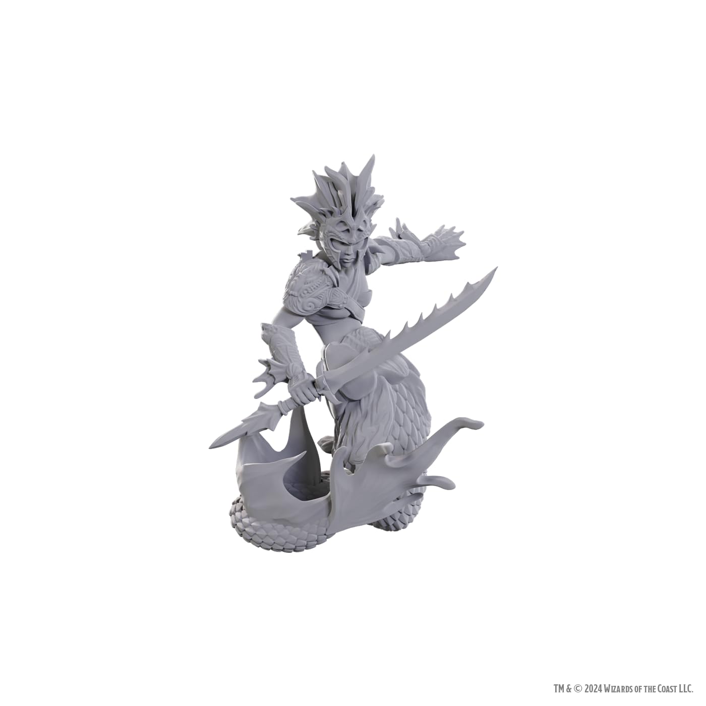 WizKids Dungeons & Dragons Nolzur's Marvelous Miniatures | Unpainted Miniatures | Wave 25 (Merfolk Scout)