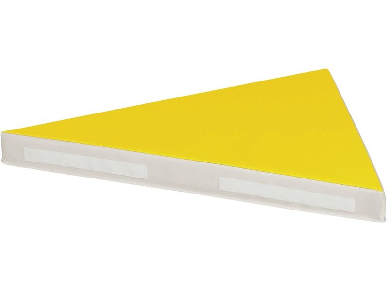 Triangular Babyseat Mat - Yellow/Ivory, 29.5"L x 25.6"W x 2.4"Th