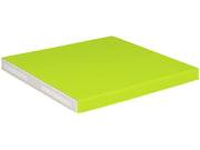 Square Babyseat Mat - Light Green/Ivory, 29.5"L x 29.5"W x 2.4"Th