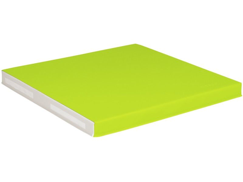Square Babyseat Mat - Light Green/Ivory, 29.5"L x 29.5"W x 2.4"Th