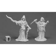 Bones: Reaper Miniatures Cultist Priests (2) 77518 Bones Unpainted RPG D&D Figure