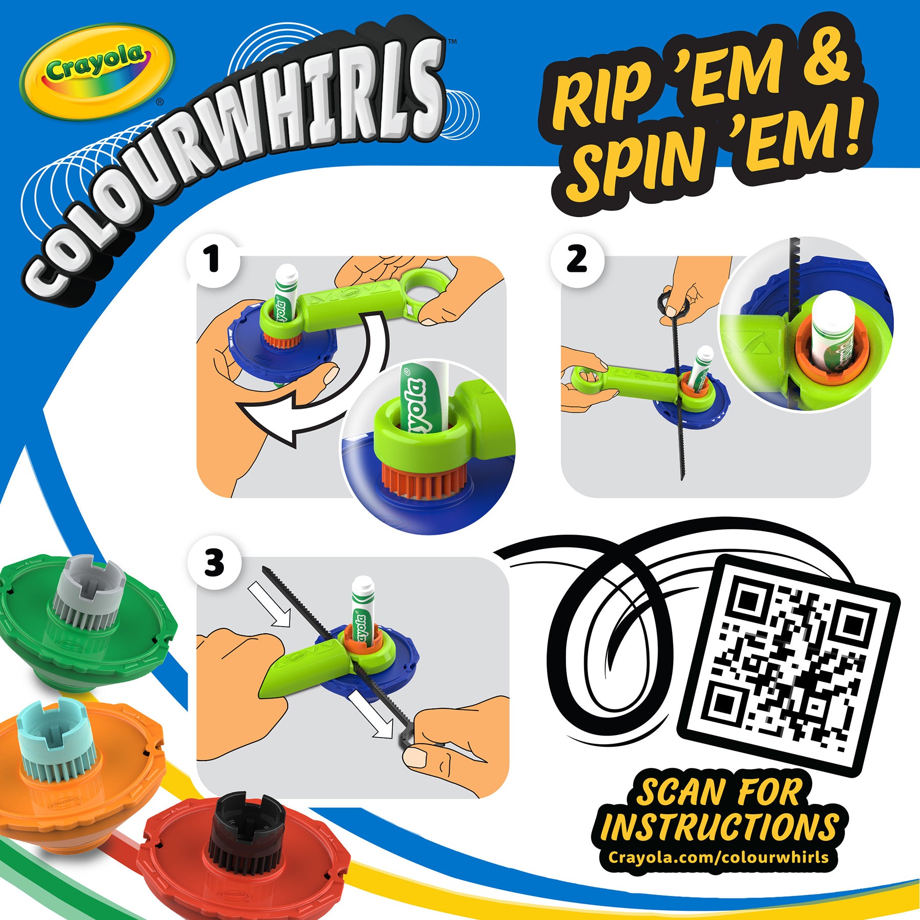 Colourwhirls, Original