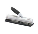 Swingline EasyView LightTouch Adjustable High Capacity Punch,2 to 7 Hole Punches with Purchase of Additional Punch Heads (3 Included), 20 Sheet Capaci