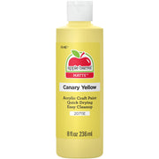 Acrylic Paint Matte, 8oz., Canary Yellow