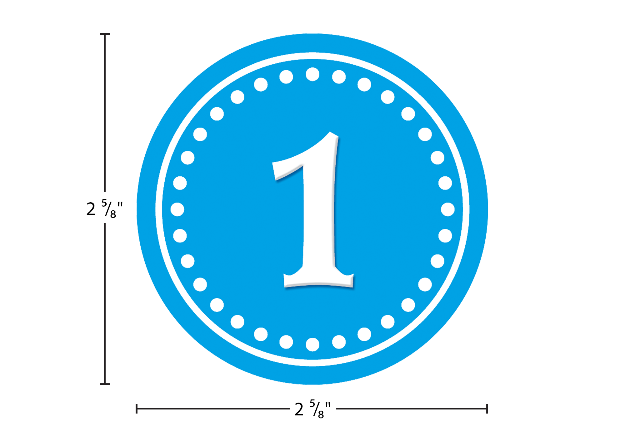 Bright Circles Calendar Days
