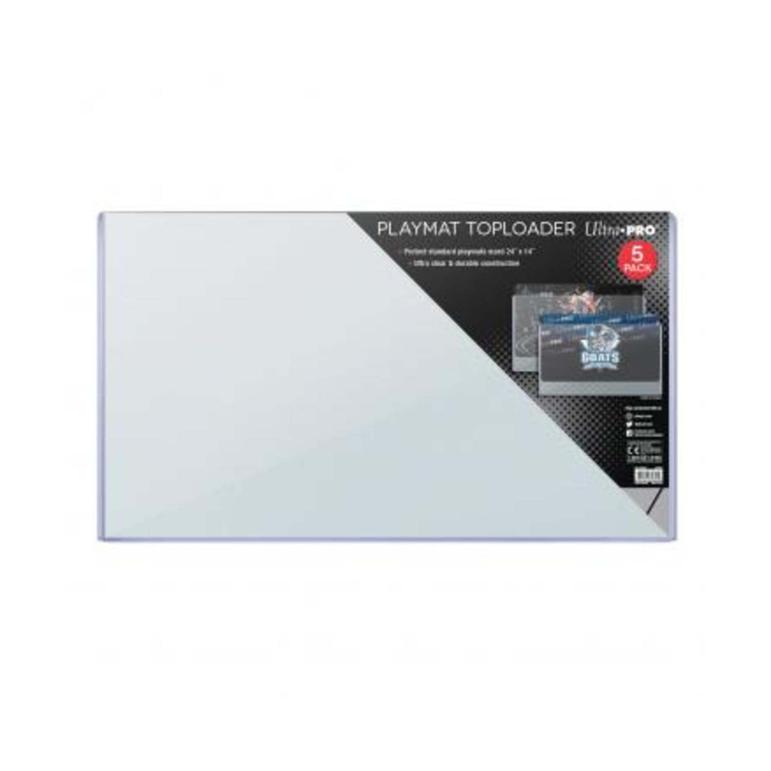 Ultra PRO 24" x 14" Toploader for Standard Playmats