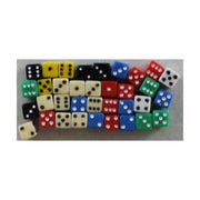 d6 Square Corner 5mm Ast (200)