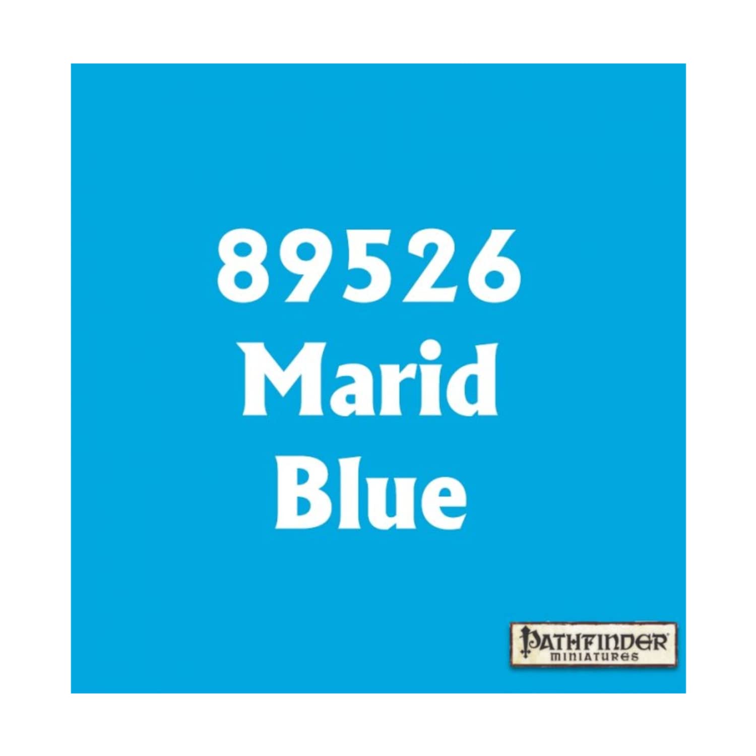 Marid Blue Master Series Hobby Paint .5oz Dropper Bottle Pathfinder Colors Reaper Miniatures