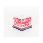 Sirius Dice 12mm d6 Hearts w/Silver (18)