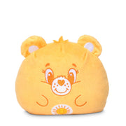 TeeTurtle Reversible Funshine Bear and Big Bird Care Bears x Sesame Street 4-inch Plushie - Plush Toy with Embroidered Details - Cute Mini Collectible Plush for Kids, Teens, and Adults