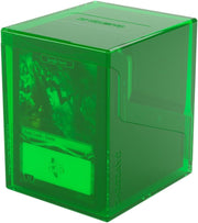 Gamegenic Bastion 100+ XL Deck Box - Compact, Secure, and Perfectly Organized for Your Trading Cards! Safely Protects 100+ Double-Sleeved Cards, Green Color, Made
