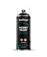 Vallejo - Hobby Paint Spray Basic Primer | Black 400 ml. (13.52 fl.oz.) | Perfect Matt and Self Levelling Finish