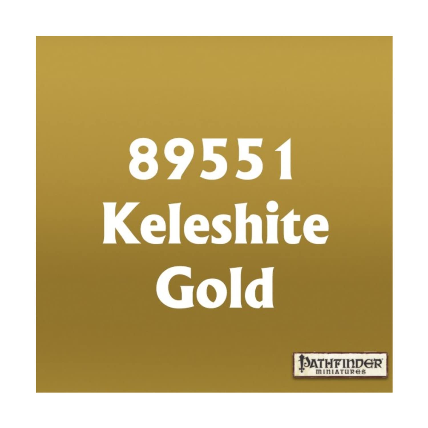 Keleshite Gold Master Series Hobby Paint .5oz Dropper Bottle Pathfinder Colors Reaper Miniatures