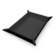 Ultra PRO - Vivid Magnetic Folding Dice Tray, Portable Compact Tabletop RPG Gaming Tool Accessory Durable Leatherette Foldable Dice Holder Mat - Black