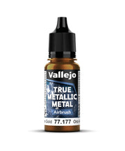 Vallejo - Arcane Gold Airbrush | True Metallic Metal TMM | Acrylic Colors for Painting Metal Effects on Fantasy, Historical, and Wargaming Miniatures | 18 ml (0.6 fl.oz.)