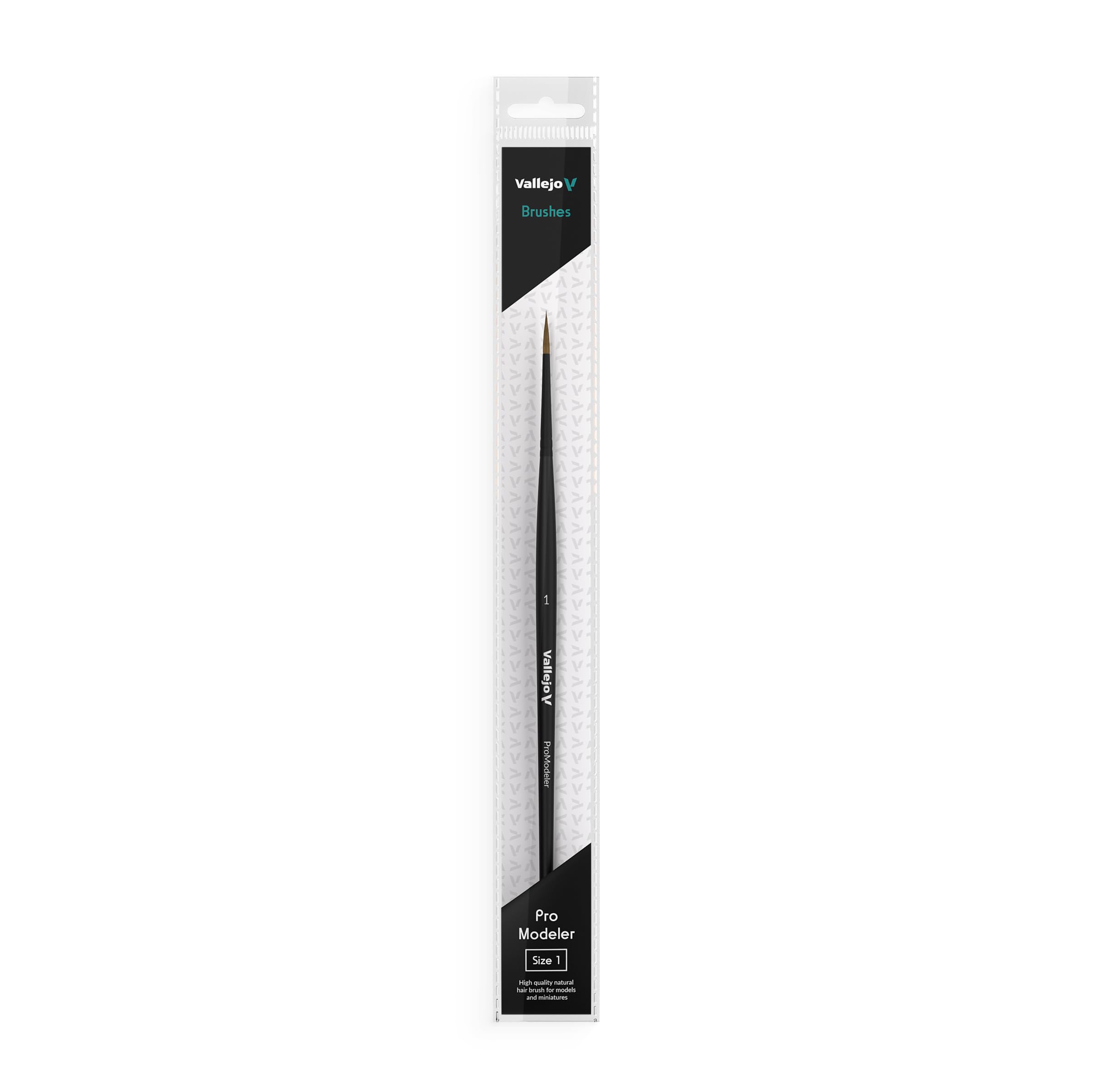 Vallejo Pro Modeler Natural Hair Round Brush