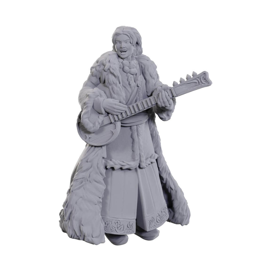 WizKids Dungeons & Dragons Nolzur's Marvelous Miniatures Ansalon Human Bard | Unpainted Miniatures | Wave 23
