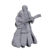 WizKids Dungeons & Dragons Nolzur's Marvelous Miniatures Ansalon Human Bard | Unpainted Miniatures | Wave 23